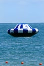 Blue Towed Buoy Royalty Free Stock Photo