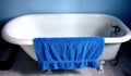 Blue Towel Royalty Free Stock Photo