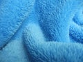 Blue towel terry cloth