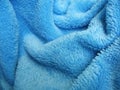 Blue towel terry cloth