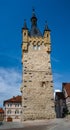 Blue Tower built in 1200 and landmark of Bad Wimpfen, Neckar Valley, Kraichgau, Baden-WÃÂ¼rttemberg, Germany, Europe