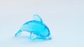 Blue toy dolphin Royalty Free Stock Photo