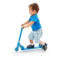 Blue toy scooter Royalty Free Stock Photo