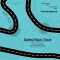 Blue track background