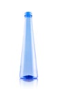 Blue transparent plastic bottle for drinking or minerals water design mock-up