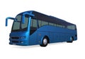 Blue Travel Bus