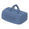 Blue travel hand bag icon, isometric style Royalty Free Stock Photo