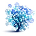 Blue tree