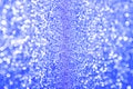 Blue trendy backdrop. Sparkling background made of lights. Festive blurred backdrop Royalty Free Stock Photo