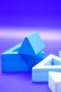 blue triangles background Royalty Free Stock Photo