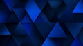 blue triangle geometric shapes pattern Royalty Free Stock Photo