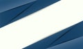 Blue triangle overlap and cross white abstract background Royalty Free Stock Photo