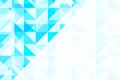 Blue triangle and square geometric shapes abstract pattern vector background design Royalty Free Stock Photo