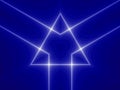Blue Triangle Symbol