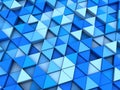 Blue triangles background Royalty Free Stock Photo