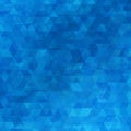 Blue triangular background. Abstract geometric background. eps 10 Royalty Free Stock Photo