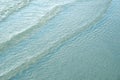 Blue tropical sea surface with waves and ripples. Royalty Free Stock Photo