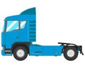 Blue truck