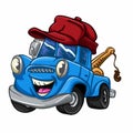 Blue truck - truck cartoon - cars for kids