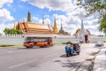 Blue Tuk Tuk, Thai traditional taxi in Bangkok Thailand Royalty Free Stock Photo