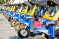 Blue tuk tuk thailand is local taxi thai is Favorite activities and