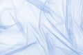 Blue tulle background Royalty Free Stock Photo
