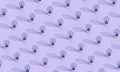 Blue tungsten lamps on a lilac background Royalty Free Stock Photo