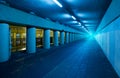 Blue tunnel Royalty Free Stock Photo