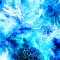 Blue turbulence Royalty Free Stock Photo