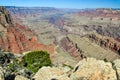 The Colorado River Cuts A Deep Grove Into the Grand Canyon of Arizona Royalty Free Stock Photo