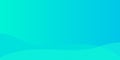 Blue turquoise abstract banner wavy background Royalty Free Stock Photo