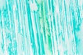 Blue, turquoise, aquamarine striped watercolor painted background texture Royalty Free Stock Photo