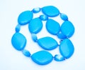 Blue Turquoise Beads Royalty Free Stock Photo