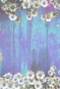 Blue turquoise colorful vintage background Royalty Free Stock Photo
