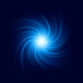 Blue Twirl Background. EPS 10 Royalty Free Stock Photo