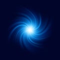Blue Twirl Background. EPS 10 Royalty Free Stock Photo