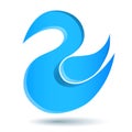 Blue twitter bird logo