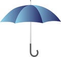 Blue umbrella Royalty Free Stock Photo