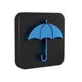 Blue Umbrella icon isolated on transparent background. Insurance concept. Waterproof icon. Protection, safety, security Royalty Free Stock Photo