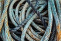 Blue Used rope