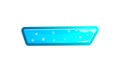 Blue user interface tag in cartoon style Royalty Free Stock Photo
