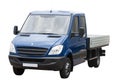 Blue van isolated Royalty Free Stock Photo