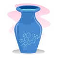 Blue Vase Royalty Free Stock Photo