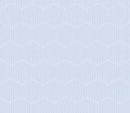 Blue vector seamless pattern with hexagons, lines. Subtle minimalist background Royalty Free Stock Photo