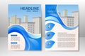 Vector template design for business brochure, flyer, poster, booklet