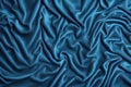 Blue satin, background, texture, blue color, expensive luxury, fabric Royalty Free Stock Photo