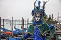 Blue Venetian Disguise Royalty Free Stock Photo