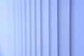 Blue vertical blinds. Royalty Free Stock Photo