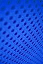 Blue vertical neon abstract pattern with holes and lines