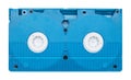 Blue VHS Tape Royalty Free Stock Photo